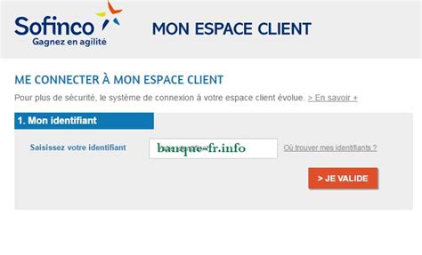 mon espace client sofinco.fr|Relevé de compte du crédit renouvelable